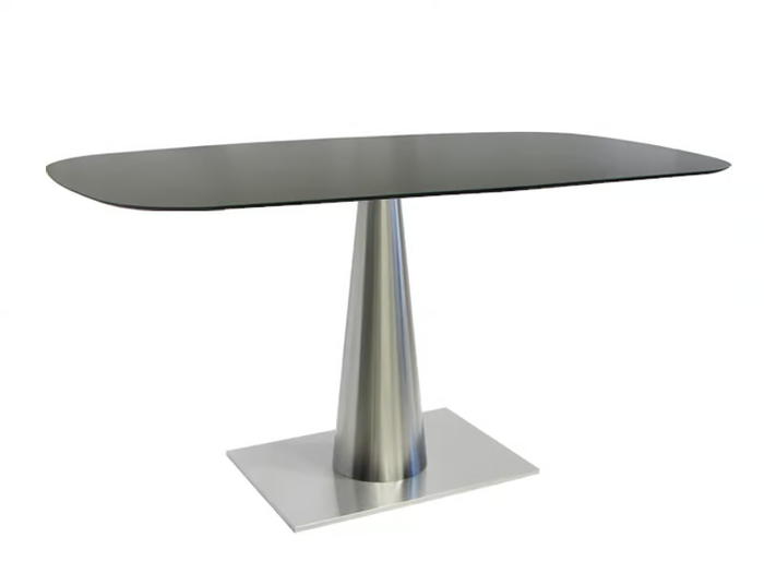 SLICONO-64-X - Rectangular stainless steel table _ Vela Arredamenti